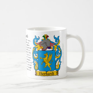 Eberhardt, the Origin, the Meaning and the Crest Coffee Mug
