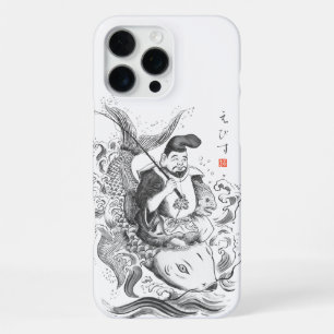 Ebisu - God of Fishing & Commerce (ink painting) iPhone 16 Pro Max Case
