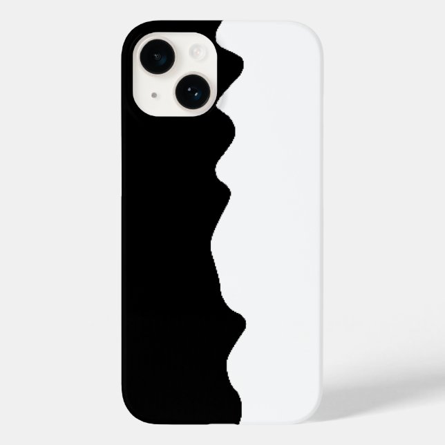 EBlack and White Case-Mate iPhone Case (Back)