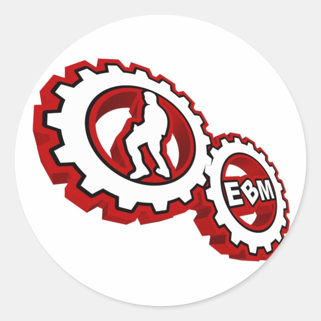 EBM Logo_2 Classic Round Sticker (Front)