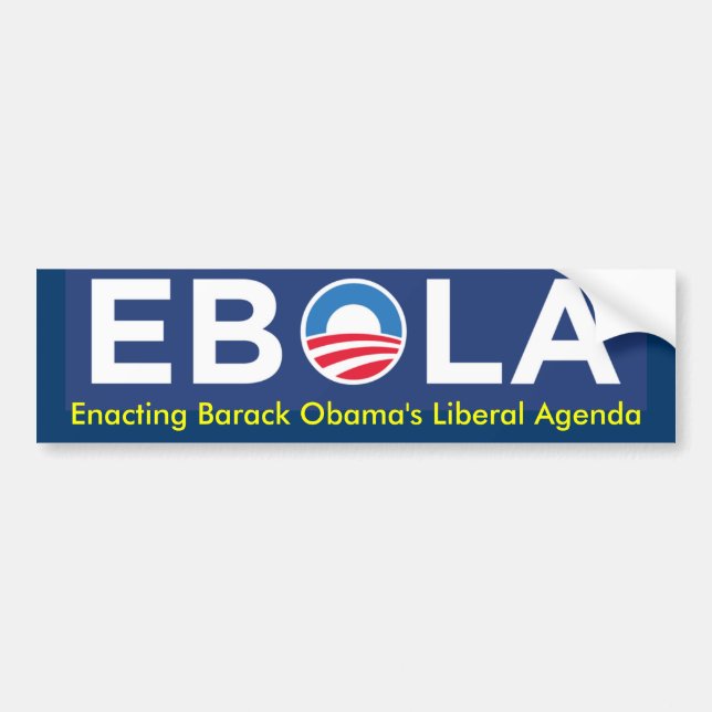 EBOLA BUMPER STICKER (Front)