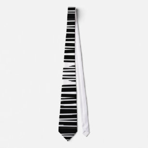EBONY AND IVORY TILE (an abstract art design) ~.jp Tie