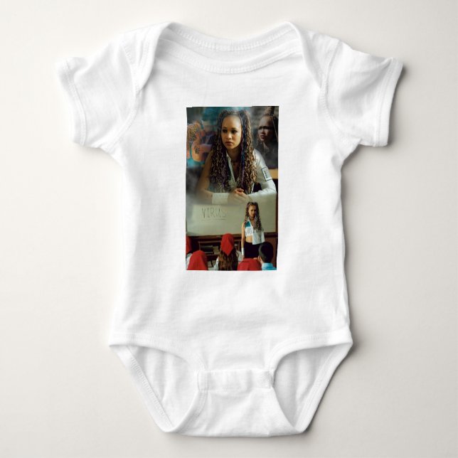 Ebony before the virus baby bodysuit (Front)