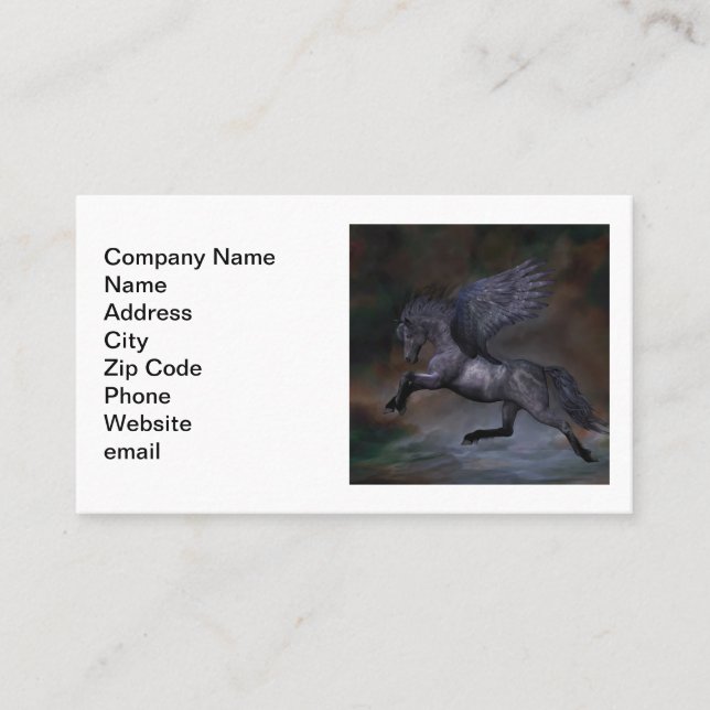 Ebony Business Card (Front)