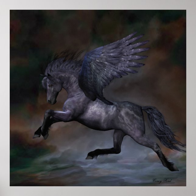 EBONY CANVAS POSTER (Front)