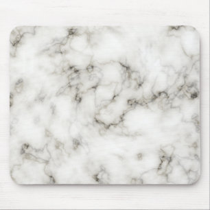 Ebony Ivory marble Mouse Mat
