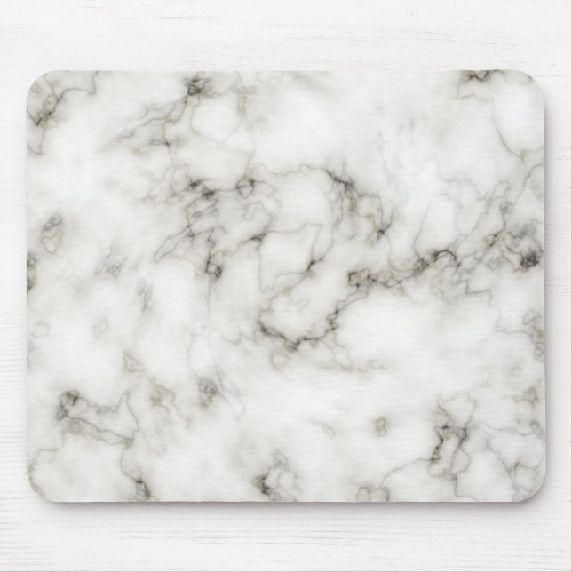 Ebony Ivory marble Mouse Mat (Front)