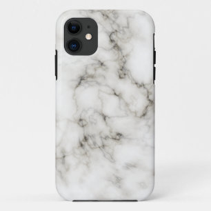 Ebony Ivory Marble Stone Finish iPhone 11 Case
