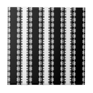 Ebony Rhythm African Pattern Tile