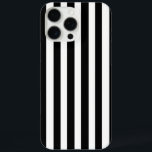 Ebony Snow iPhone 16 Pro Max Case<br><div class="desc">Ebony Snow is a simple design of black and white stripes that suits all occasions and items. This image is available on a variety of other products,  just click the link below the photo near 'About this Design'.</div>