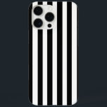 Ebony Snow iPhone 16 Pro Max Case<br><div class="desc">Ebony Snow is a simple design of black and white stripes that suits all occasions and items. This image is available on a variety of other products,  just click the link below the photo near 'About this Design'.</div>