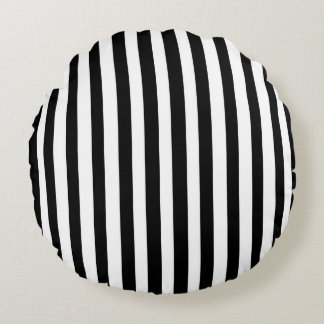 Ebony Snow Round Cushion