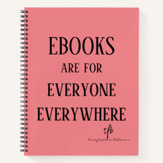 Ebooks Everyone Everywhere Personalised Notebook