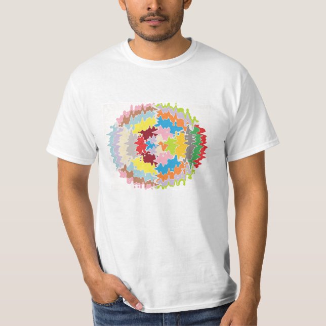 EBR Rainbow Colours:  Energy Balance T-Shirt (Front)