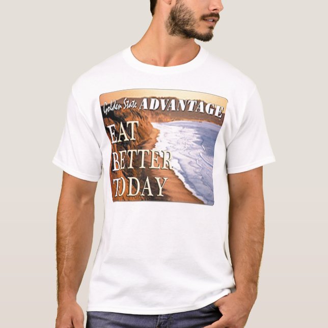 EBT:Eat Better Today card. T-Shirt (Front)