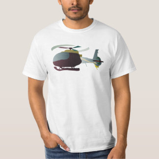 EC 130 Aircraft Graphic Illustration T-Shirt