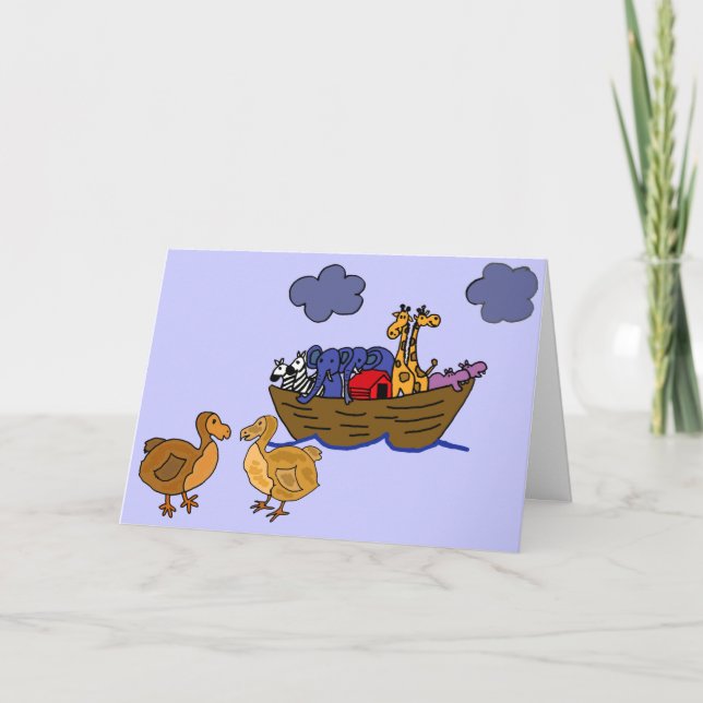 EC- Funny Dodo Greeting Card (Front)