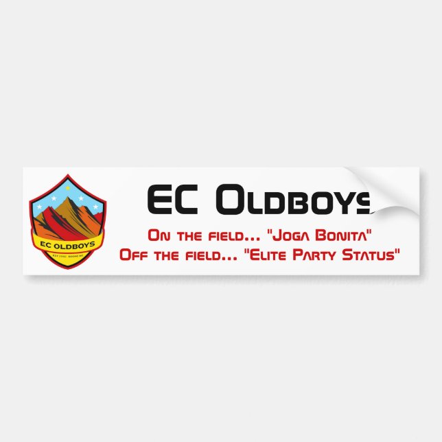 EC Oldboys Bumper Sticker (Front)