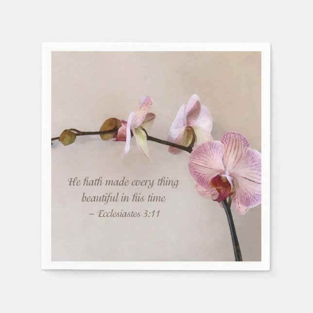 Ecc 3 11 He Hath Made Everything Beautiful II Napkin (Front)