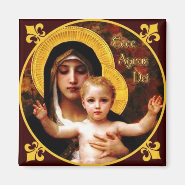 Ecce Agnus Dei Magnet (Front)