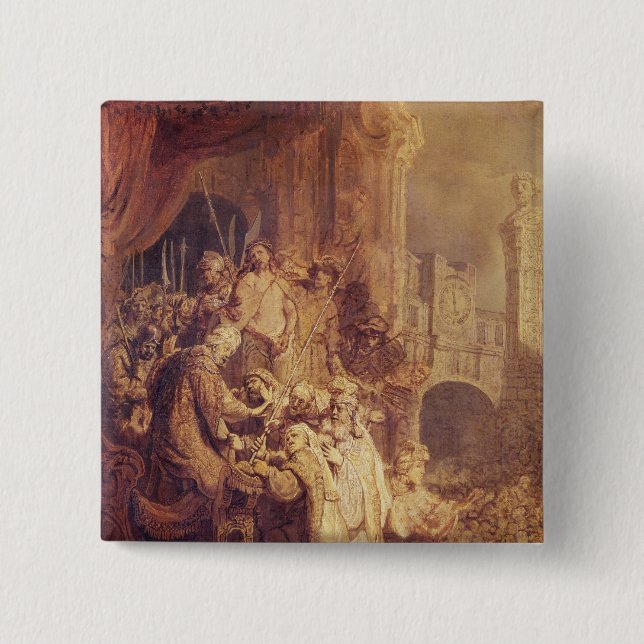 Ecce Homo, 1634 15 Cm Square Badge (Front)