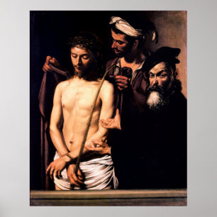 Ecce Homo by Caravaggio (1605) Poster