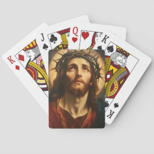 Ecce Homo   Jesus Christ with Crown of Thorns Playing Cards
