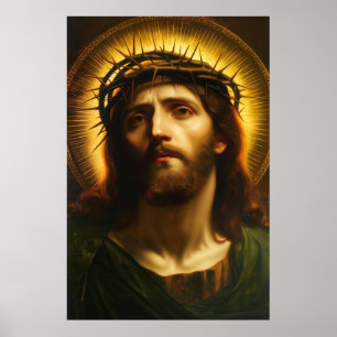 Ecce Homo   Jesus Christ with Crown of Thorns Poster