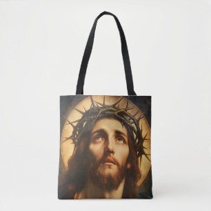 Ecce Homo   Jesus Christ with Crown of Thorns Tote Bag
