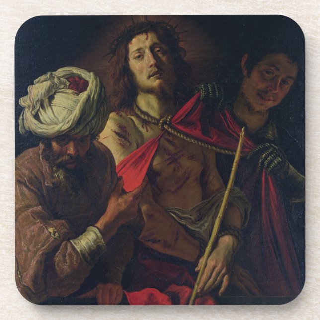 Ecce Homo (oil on canvas) Coaster (Front)