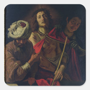 Ecce Homo (oil on canvas) Square Sticker