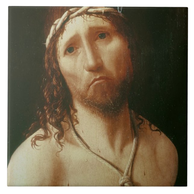 Ecce Homo (oil on panel) Tile (Front)