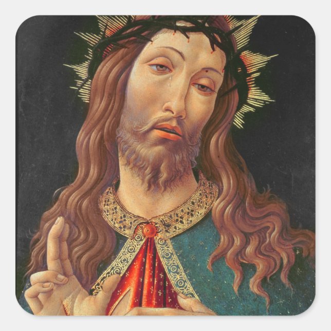 Ecce Homo, or The Redeemer, c.1474 Square Sticker (Front)