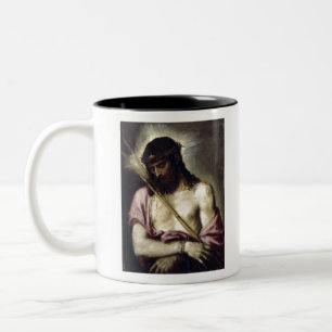 Ecce Homo - Titian - 1558 Two-Tone Coffee Mug