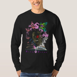 Eccentric Kooky Bong Bones Script Illustration Des T-Shirt