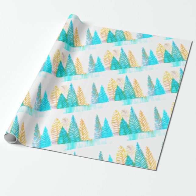Eccentric Pine Paper (Unrolled)