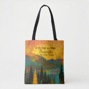 Ecclesiastes 3:11 He has made all things Beautiful Tote Bag
