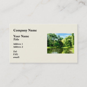 Ecclesiastes 3 11 He Hath Made Everything Beautifu Business Card