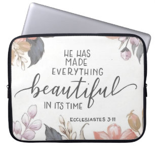 Ecclesiastes 3:11 Laptop Bag
