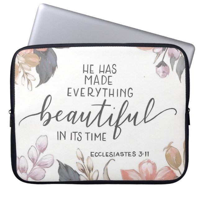 Ecclesiastes 3:11 Laptop Bag (Front)