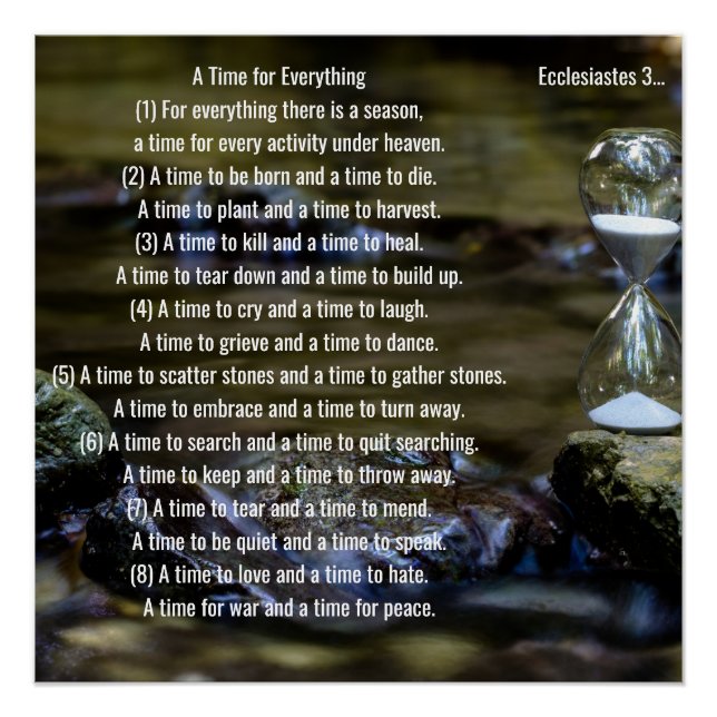 Ecclesiastes 3 - A Time for Everything - poster (Front)