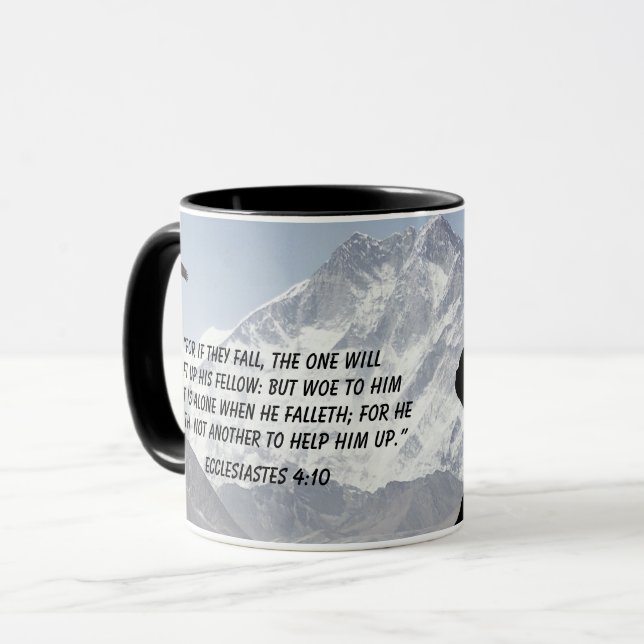 Ecclesiastes 4:10 mug (Front Left)