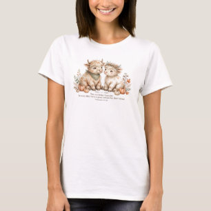 Ecclesiastes 4 9 KJV Better Together Fall Baby Cow T-Shirt