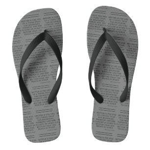 Ecclesiastes 7:8 Bible Verse G/B All-Over Unisex Flip Flops