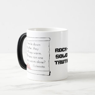 Ecclesiastes quotation magic mug