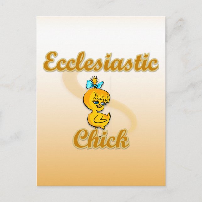 Ecclesiastic Chick Postcard (Front)