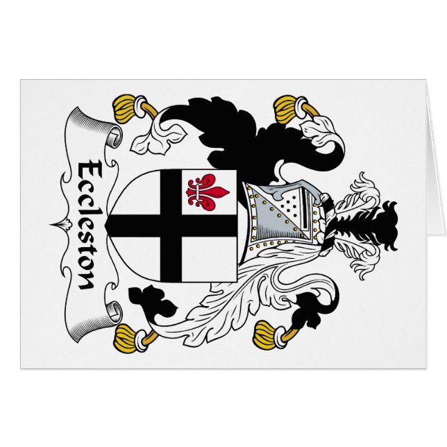Eccleston Family Crest (Front Horizontal)
