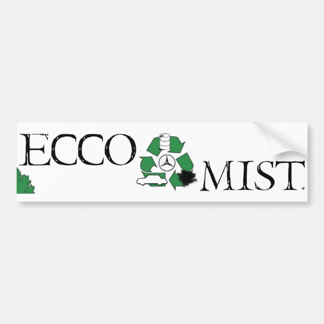 Ecco Mist Bumper Sticker (Front)