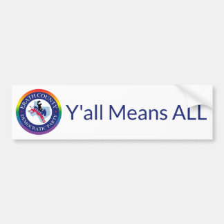 ECDP Pride Bumper Sticker - Y'all Means ALL