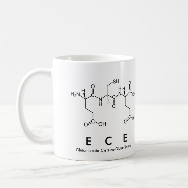 Ece peptide name mug (Left)